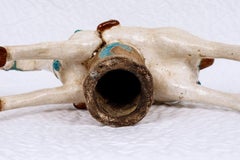 Cavalier Terracotta Turquoise Glaze - Chinese Enamels - Period: 19th Century