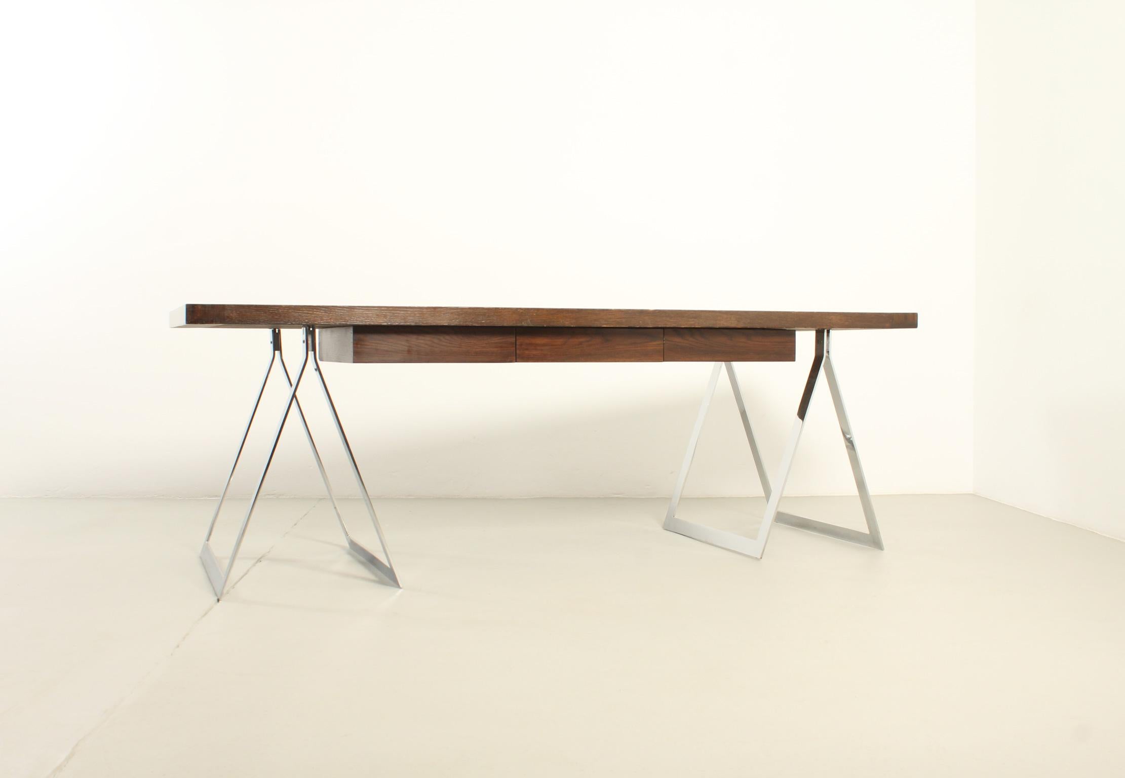 Cavalletto-Schreibtisch von Kazuhide Takahama für MYC-Gavina, 1970 im Angebot 7