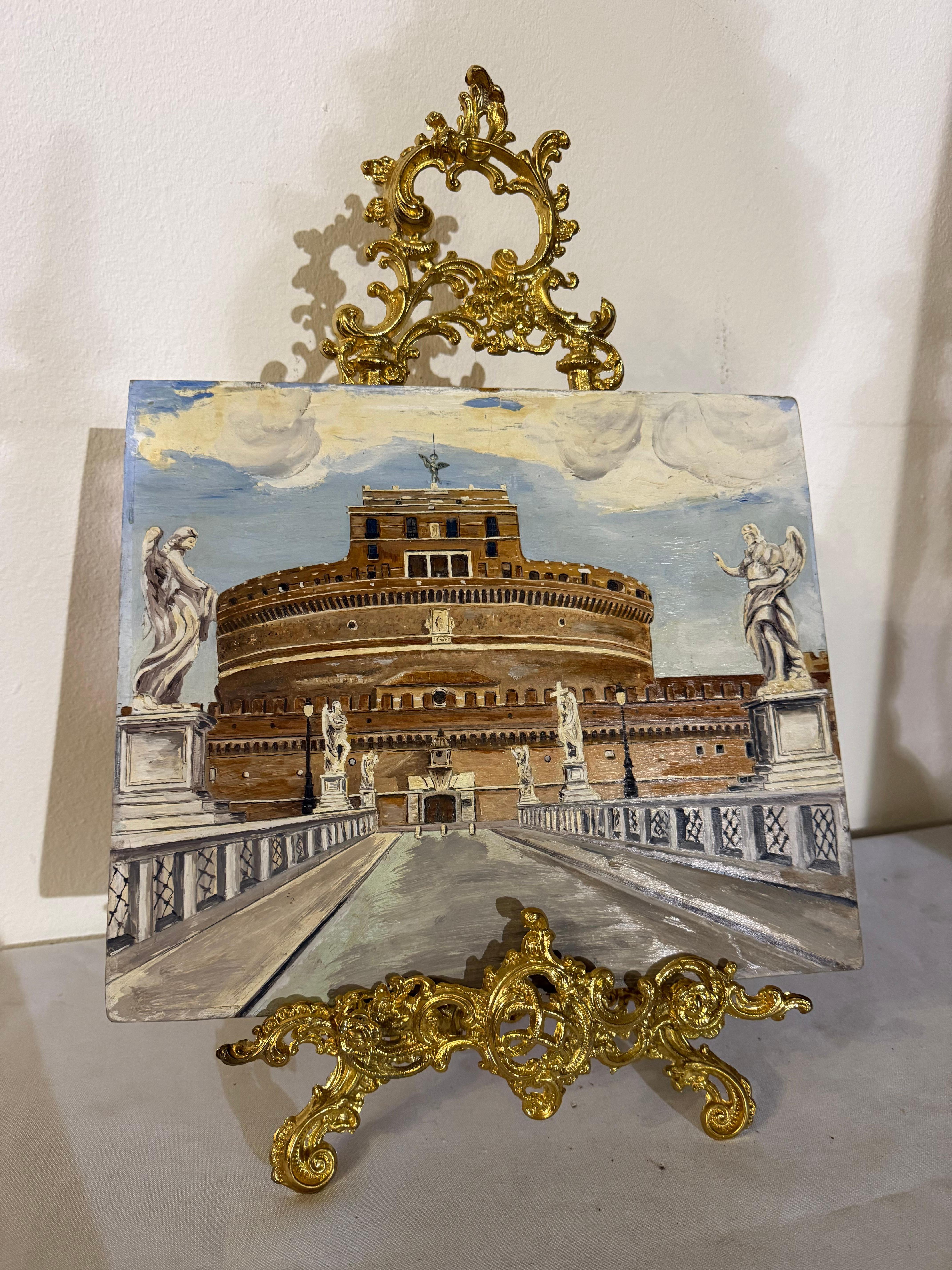 Cavalletto in bronco lucido portafoto stile francese secolo XX - Private Collection Domenico Rugiano