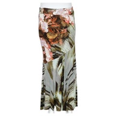 Jupe midi Cavalli Class à empiècements en jersey imprimé multicolore M