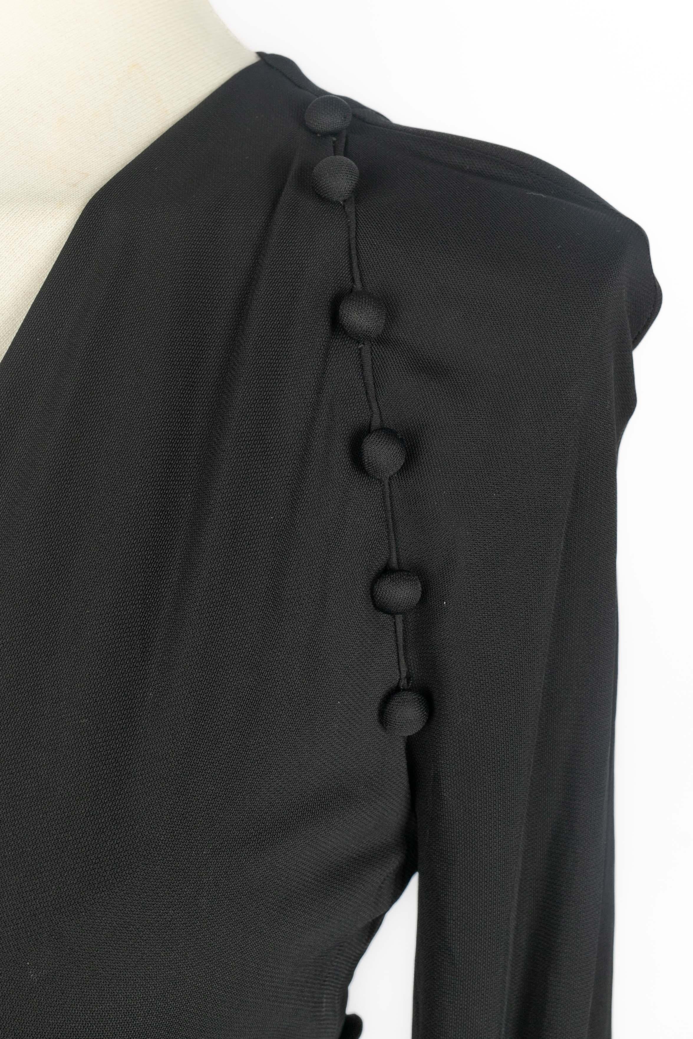 Cavalli long black dress For Sale 5