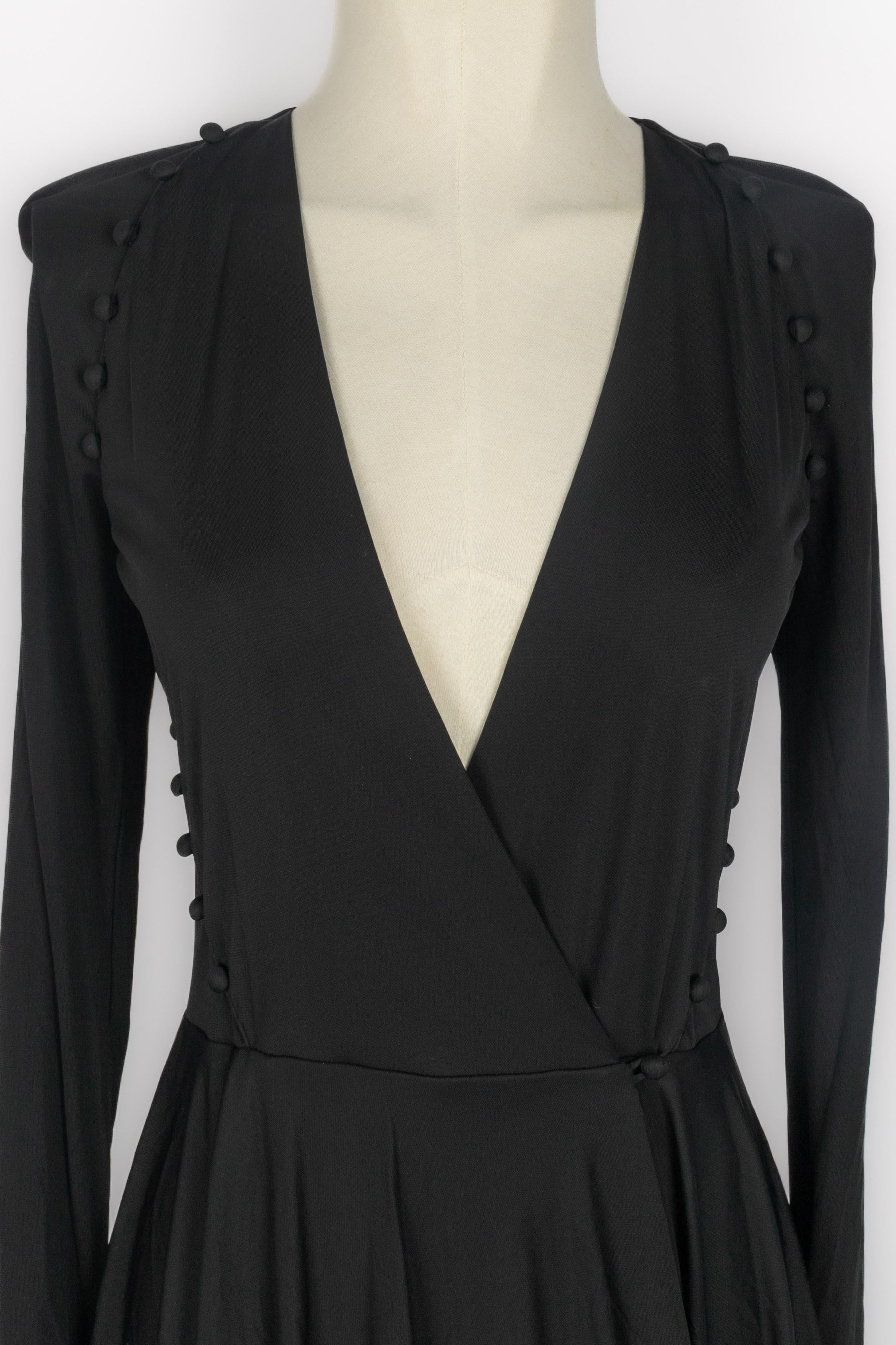 White Cavalli long black dress For Sale