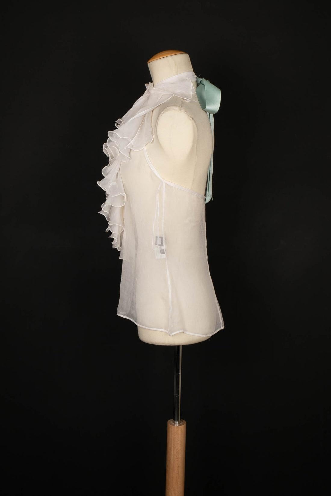 Cavalli Silk Backless Top In Good Condition In SAINT-OUEN-SUR-SEINE, FR