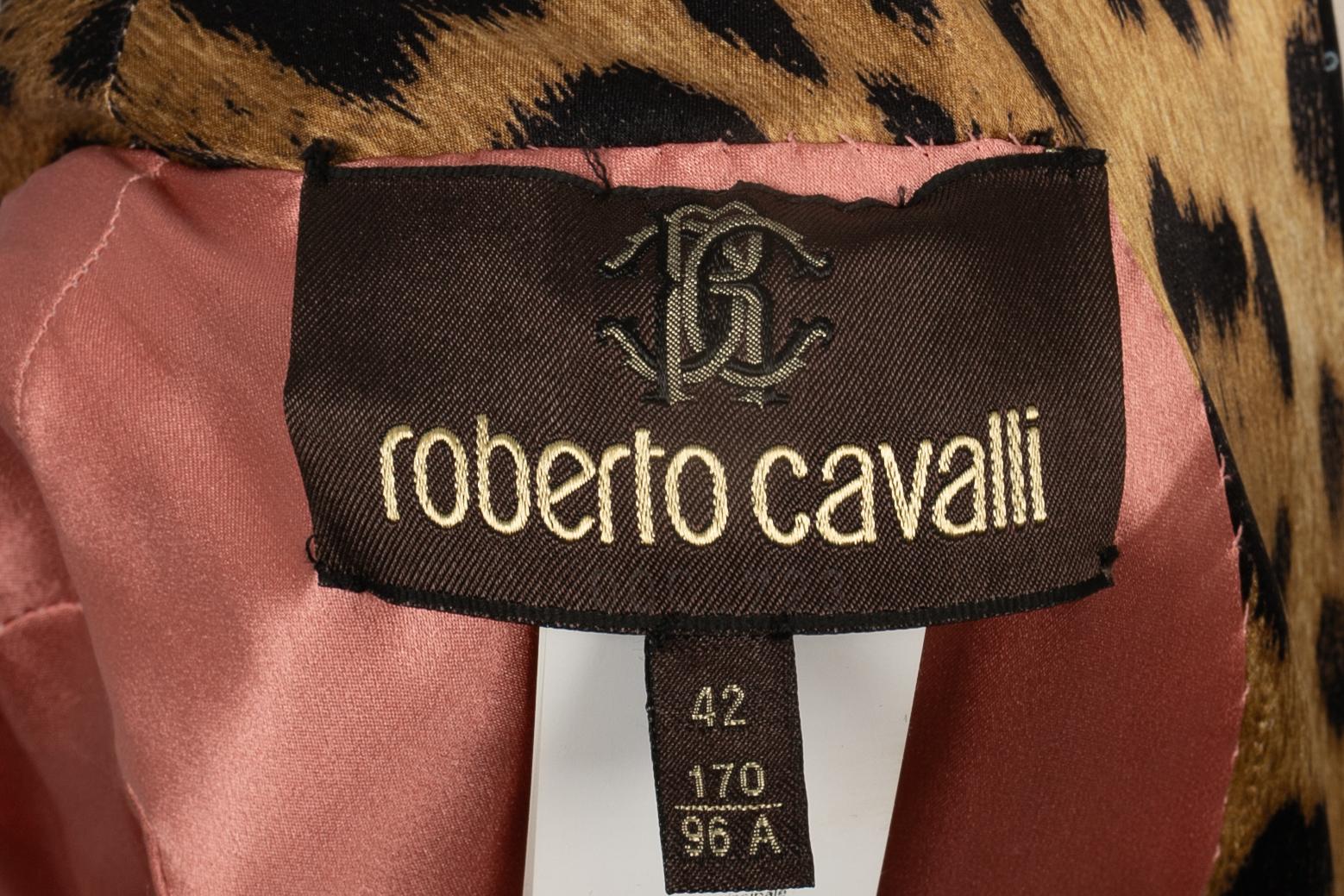 Cavalli Seidenkleid im Angebot 6