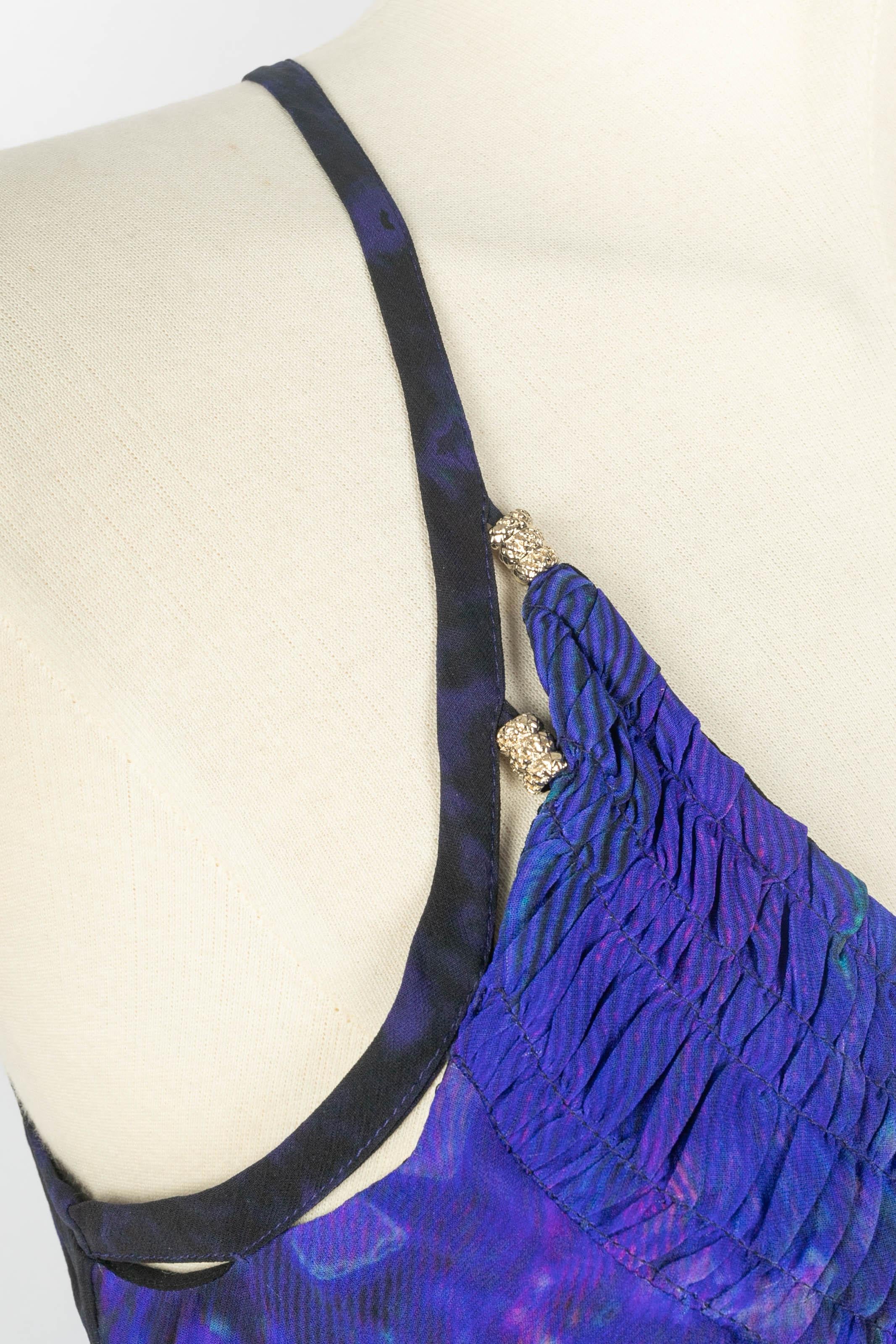 Women's Cavalli silk dress For Sale