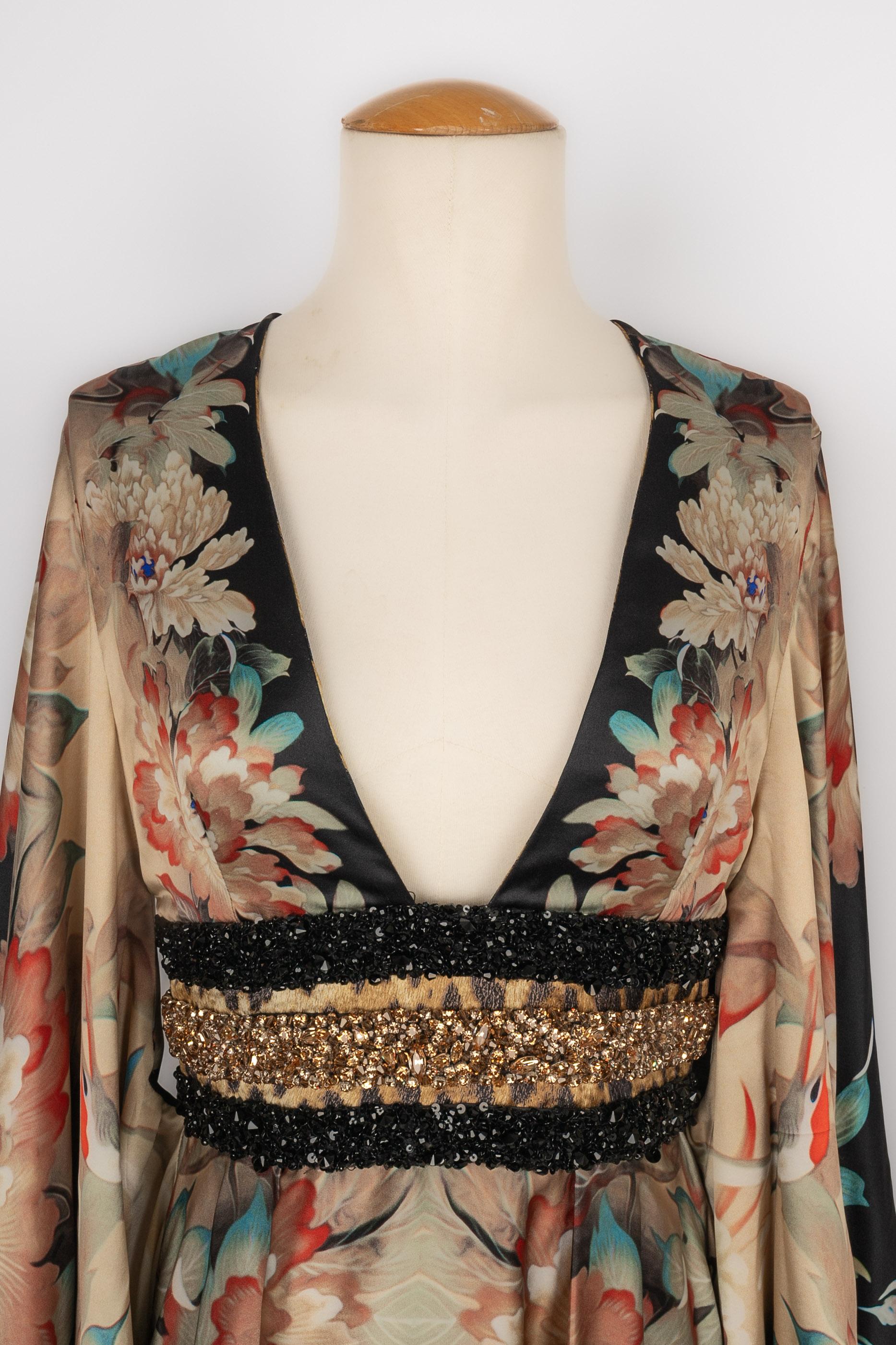 Cavalli Seidenkleid im Angebot 1