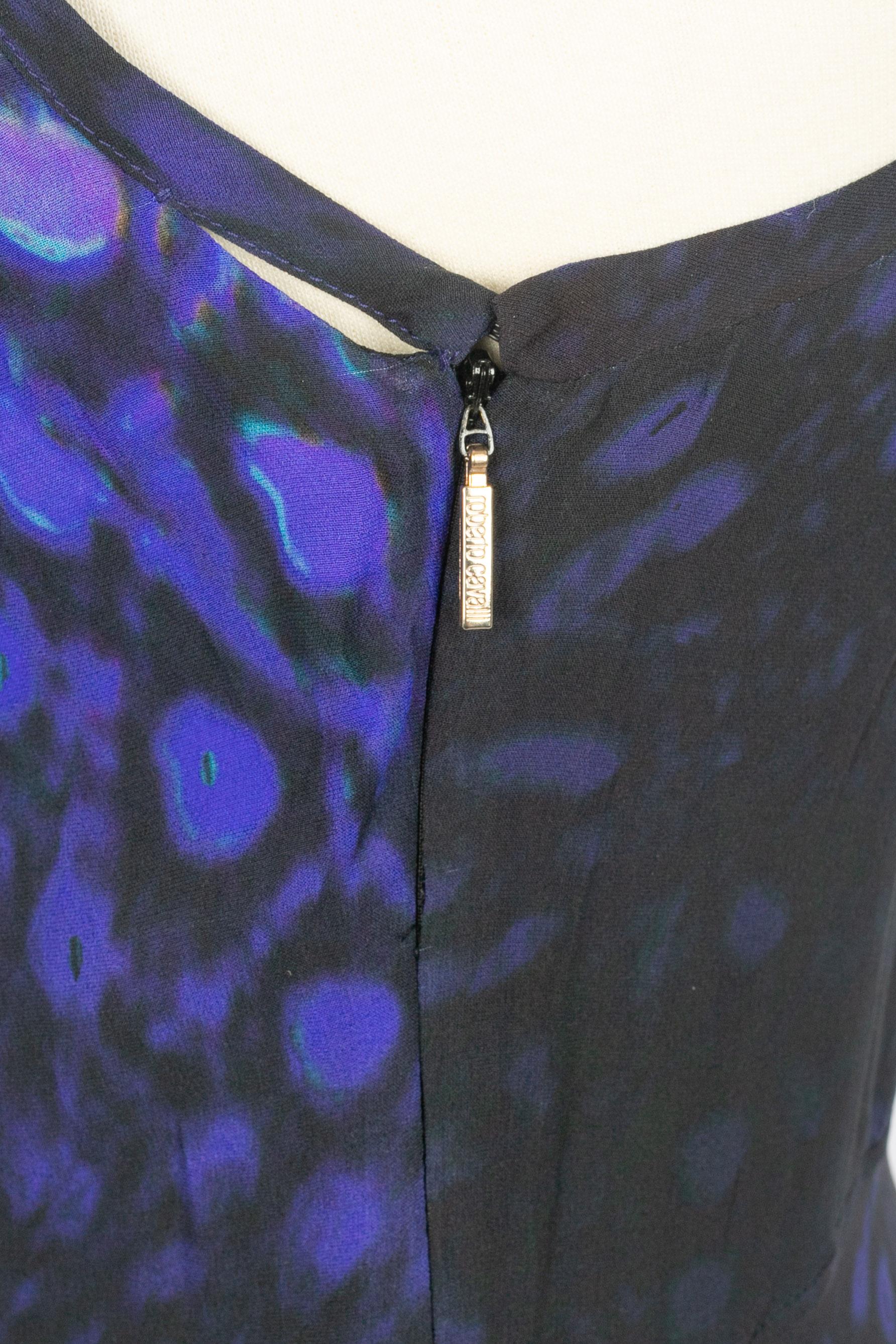Cavalli silk dress For Sale 3