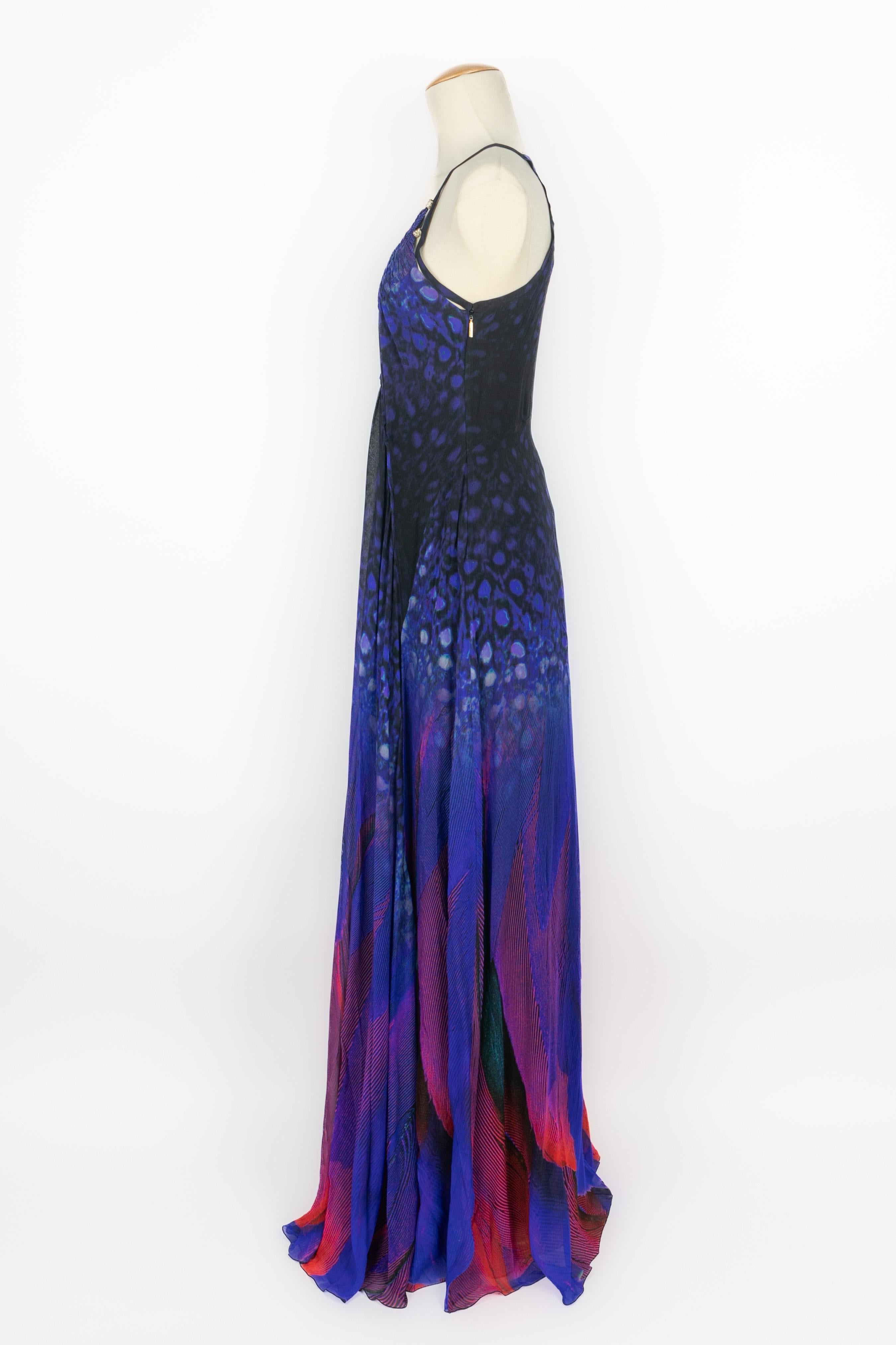 Cavalli silk dress For Sale 4