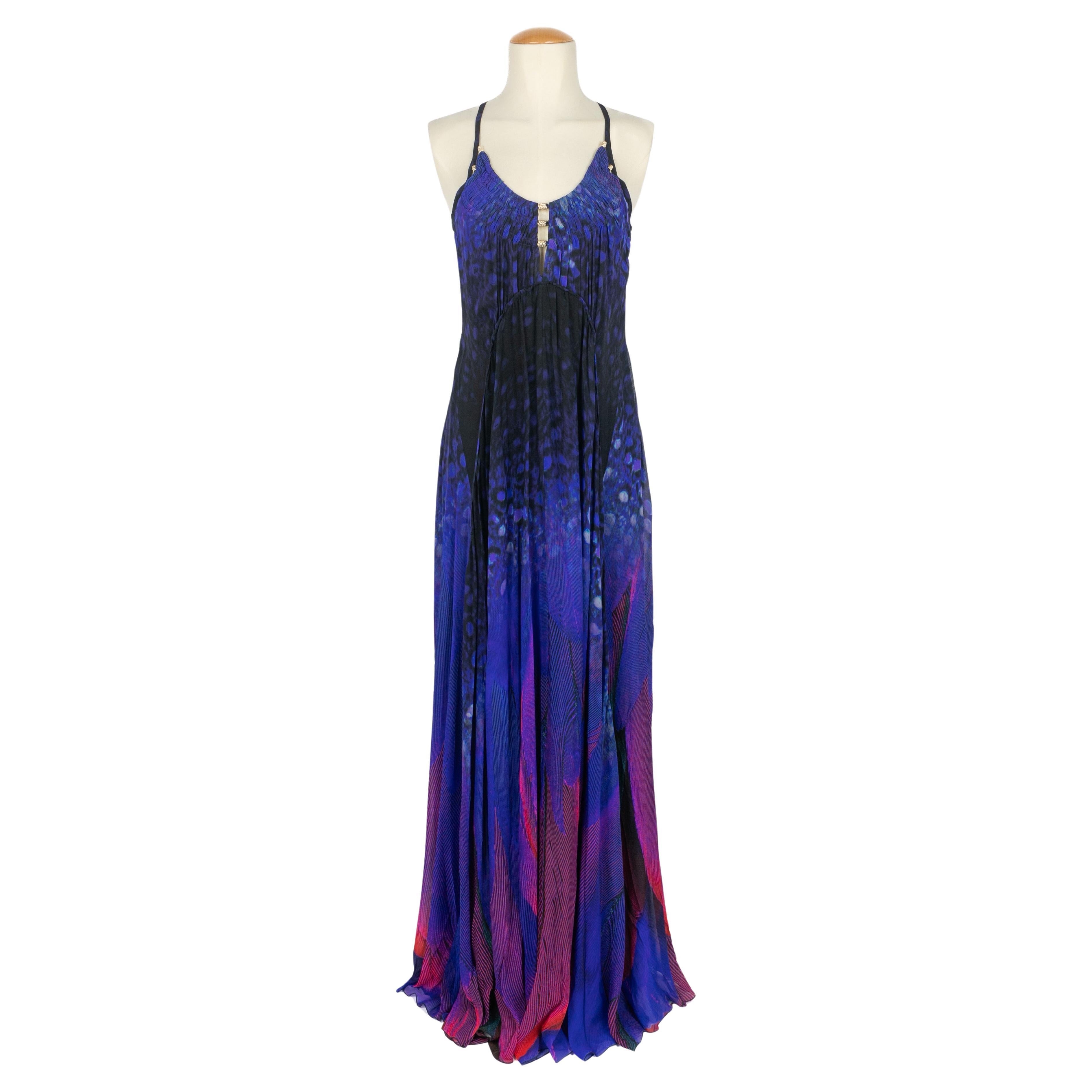 Cavalli silk dress For Sale