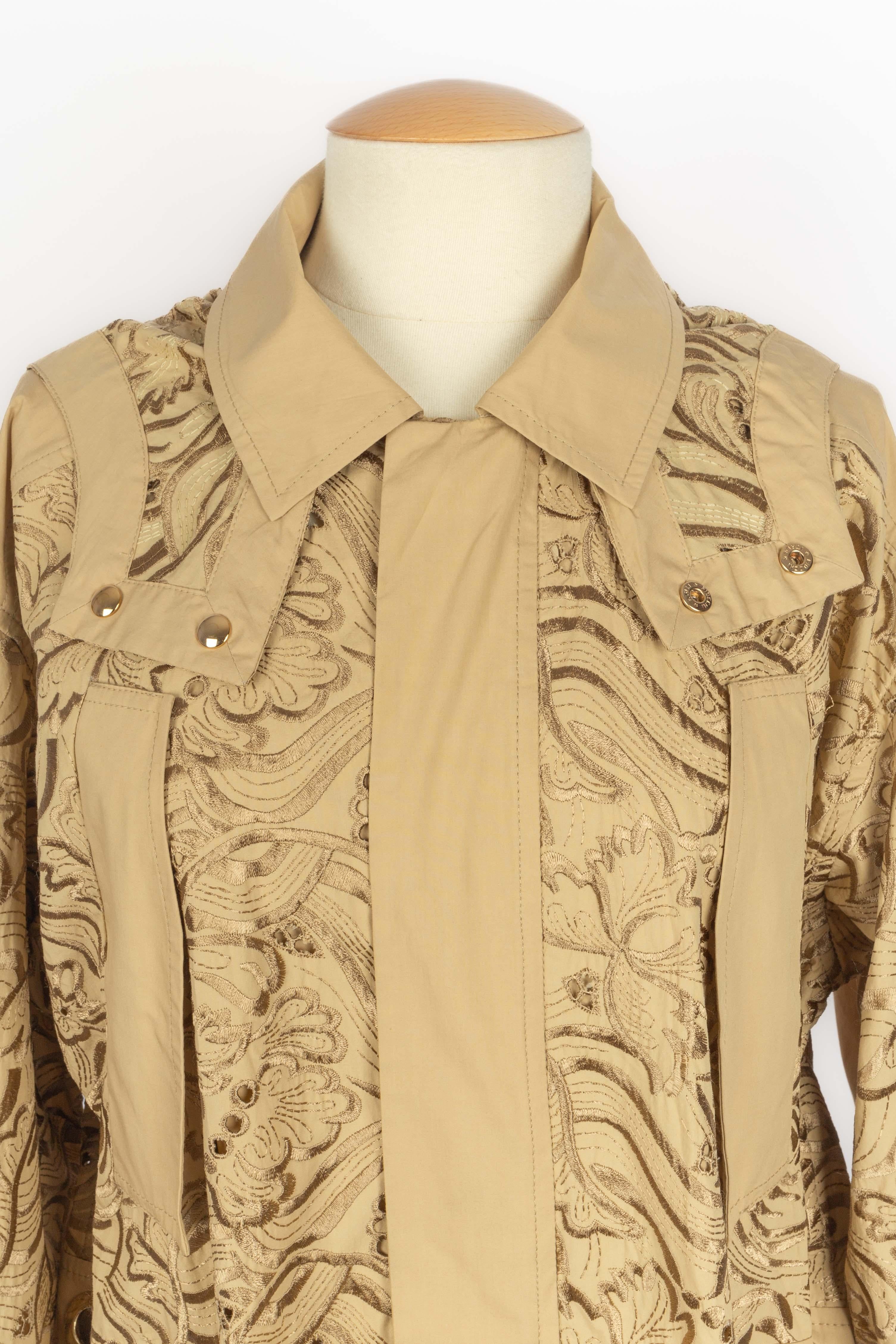 Gabardina Cavalli Beige en venta
