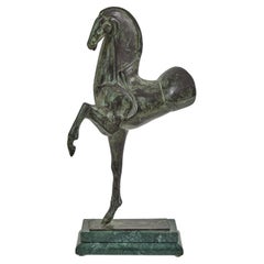 Vintage "Cavallo" Bronze on Marble by Claudio Nicoli '1958-'