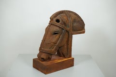 Cavallo Coated Terracotta Sculpture by Gabriele Garbolino Rù