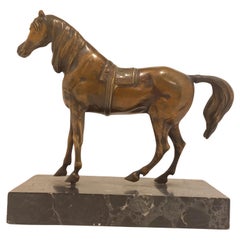Caballo de bronce, escultura del siglo XIX
