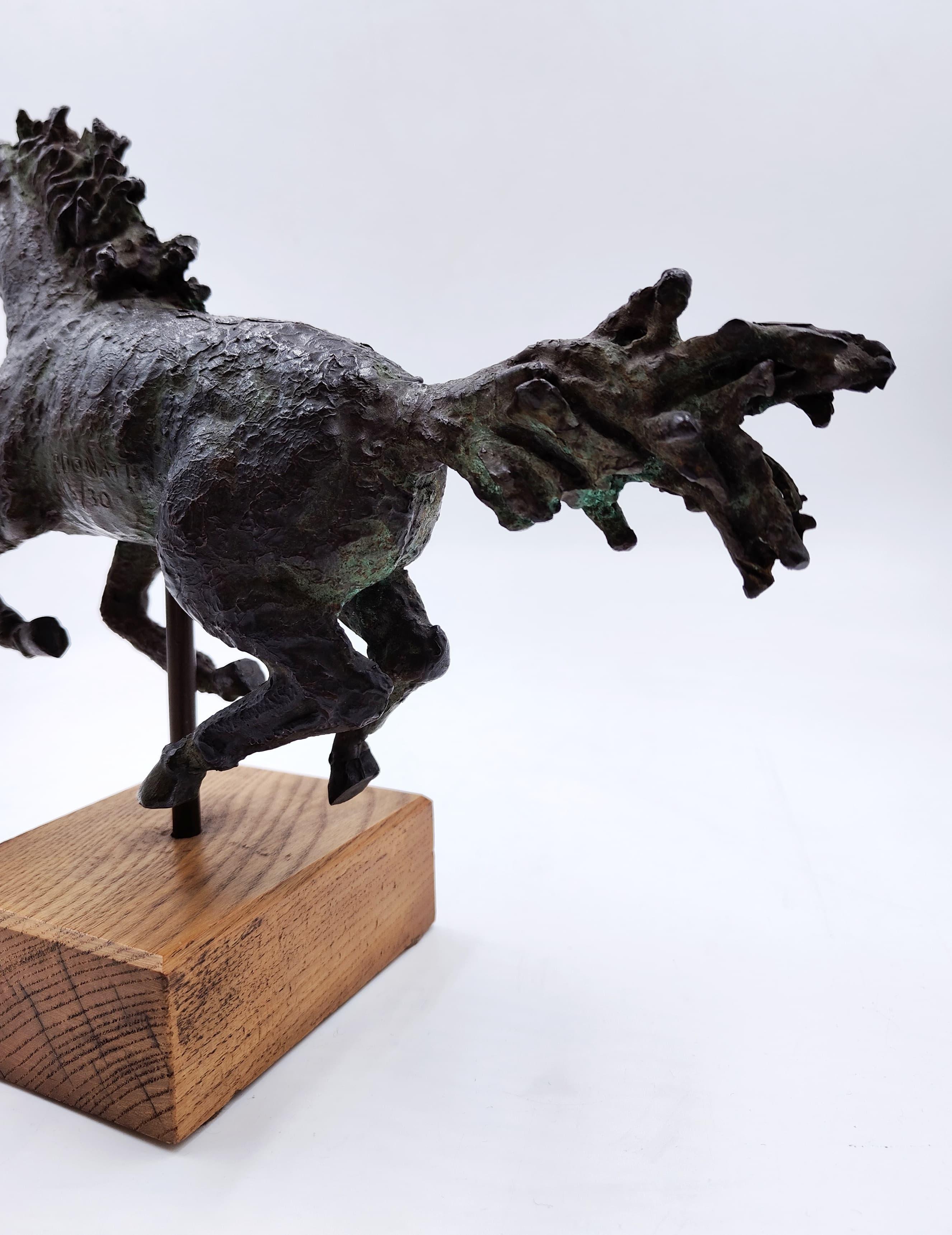 Caballo corredor de bronce de Piero Augusto Donati, nº 5/30, Italia, años 80/'90 Otro en venta