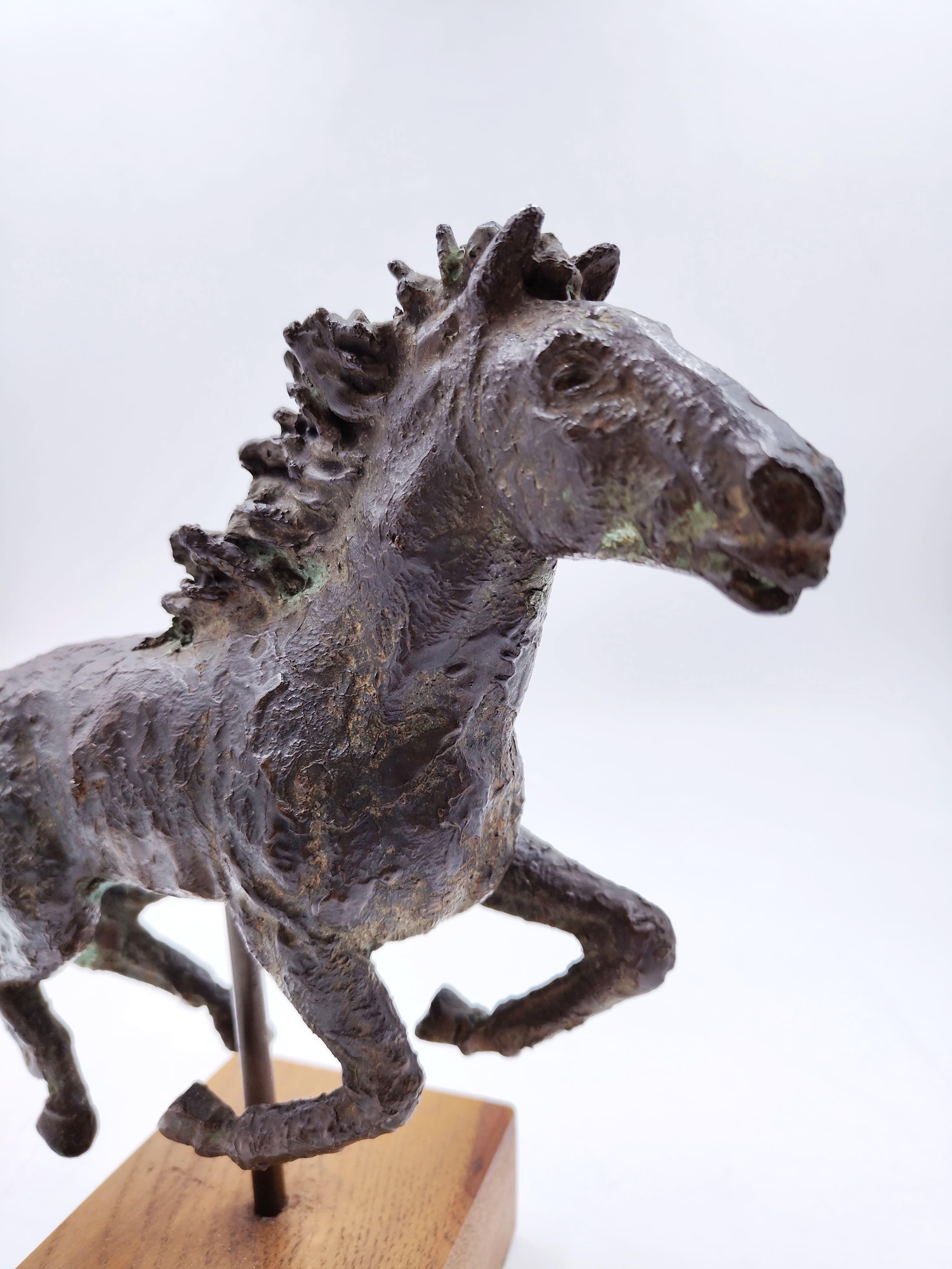 Caballo corredor de bronce de Piero Augusto Donati, nº 5/30, Italia, años 80/'90 en Bueno estado para la venta en Vicenza, VI