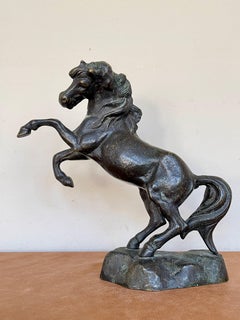 Italian prancing horse, bronze "Wild Dominion," 1970s