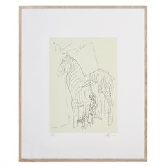 CAVALO DE TROIA – Silkscreen Print, Limited Edition by Álvaro Siza Vieira