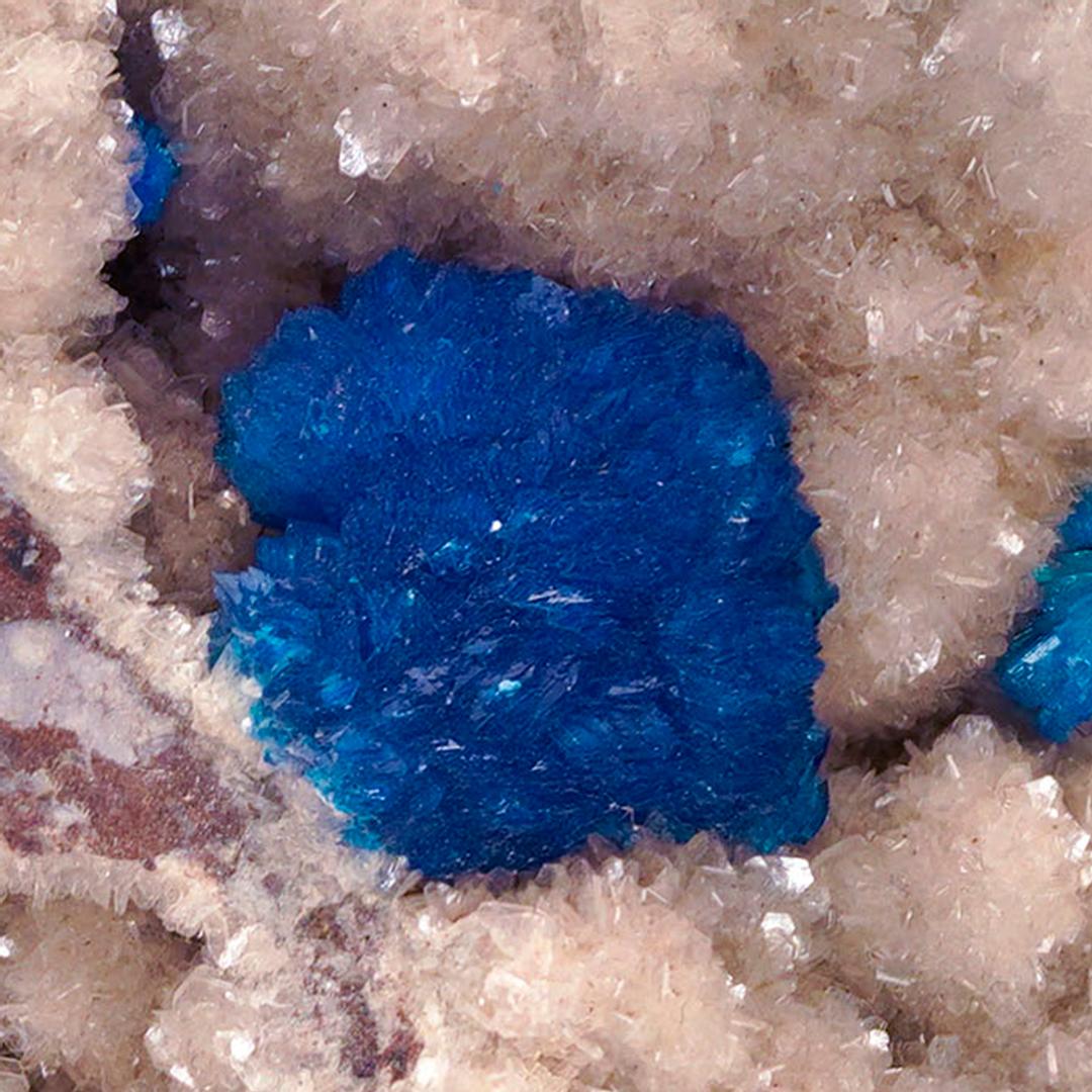 Contemporary Cavansite on Matrix From Wagholi Quarry For Sale
