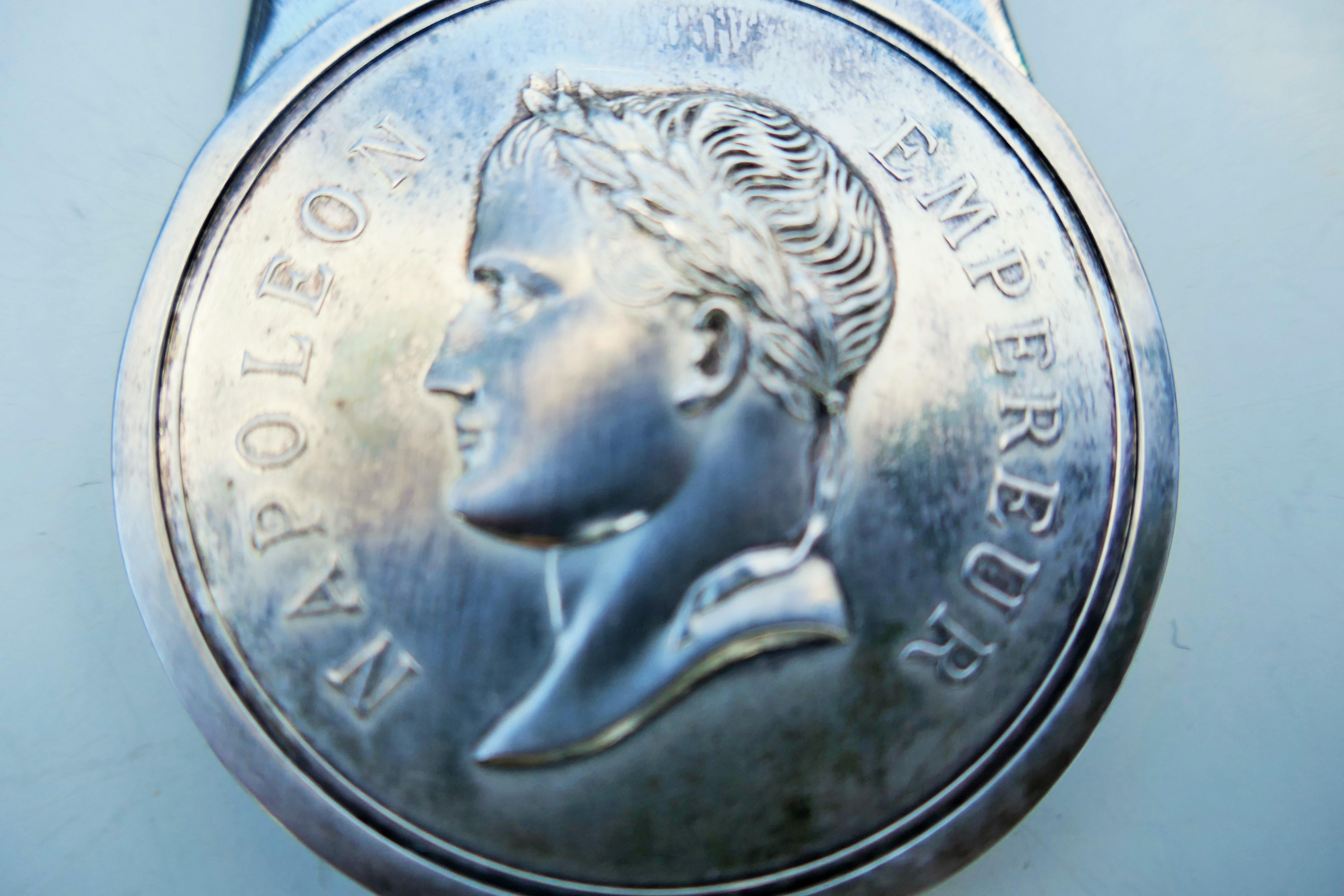 Christofle silver Napoleon corkscrew - Rotary club  For Sale 2