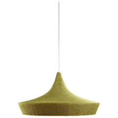 CAVE Pendant Light Ø50cm/ 9.7in, Hand Crocheted in 100% Egyptian Cotton