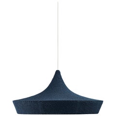 Cave Pendant Light Ø60cm / 23.7in., Hand Crocheted in 100% Egyptian Cotton