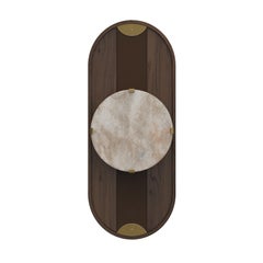 Cavendish Wall Lamp Alabaster Wood Made in Portugal By Wood Tailors Club