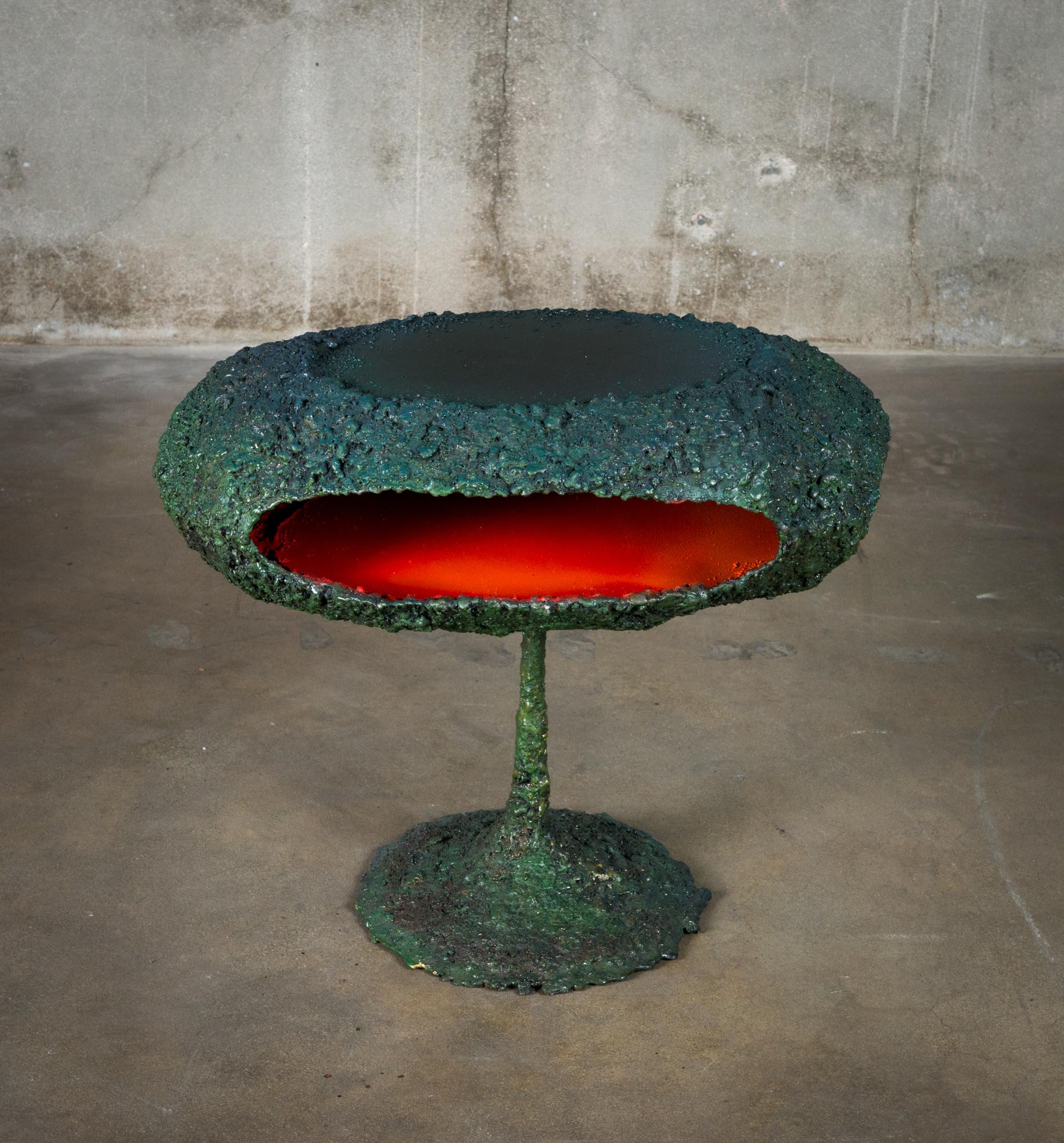 American 'Cavernous' Side Table by James Bearden