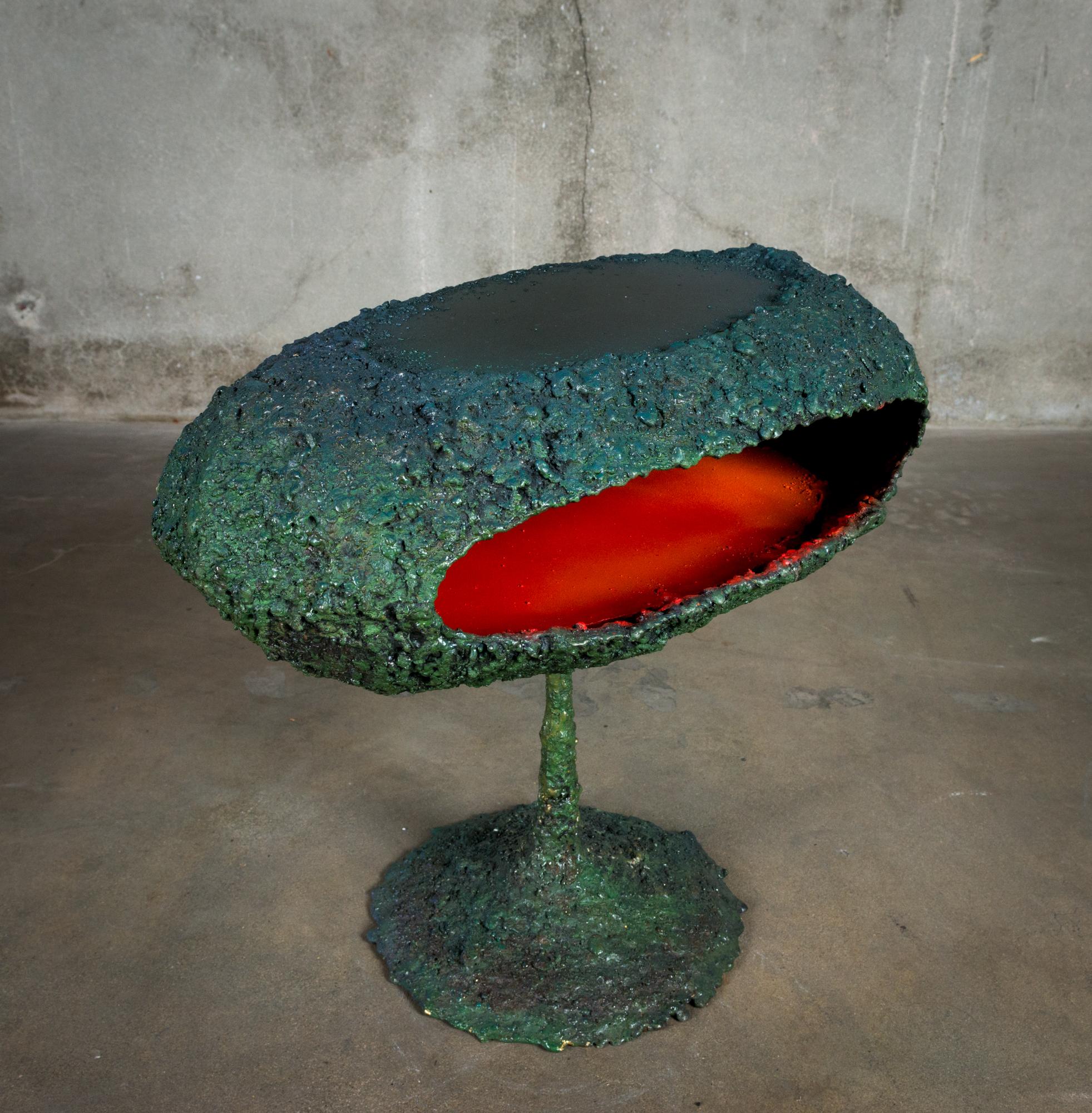 Contemporary 'Cavernous' Side Table by James Bearden