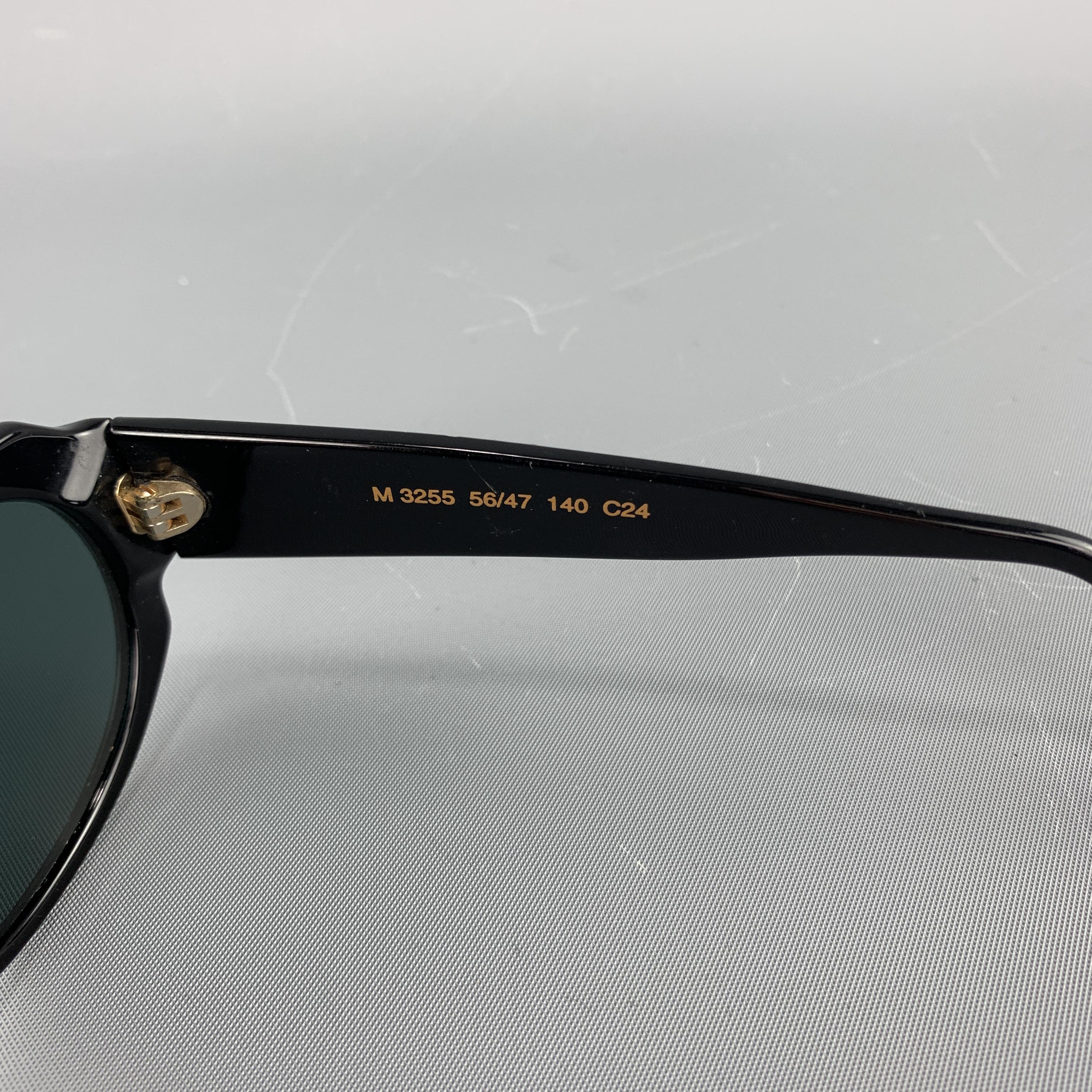 CAVIAR Black & Gold Swarovski Crystal Studded Jubilee Series Sunglasses 5