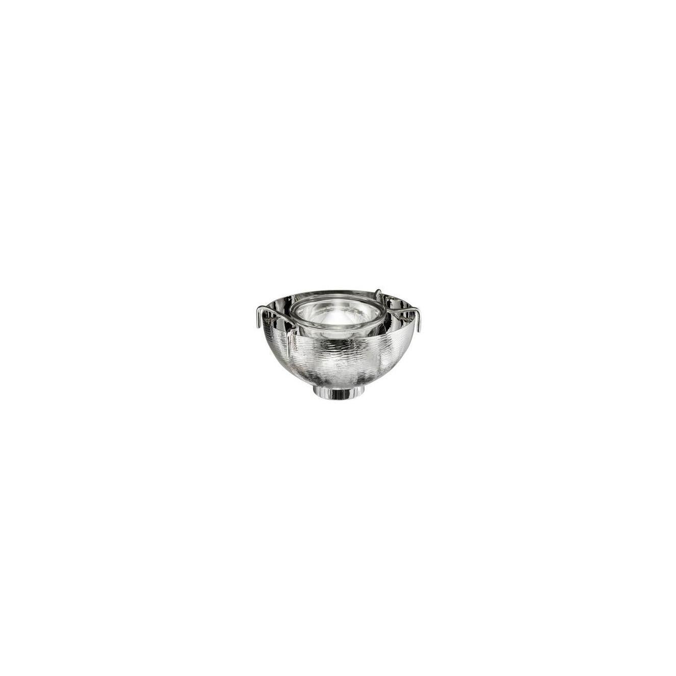 Cuenco para caviar, plateado - vaso de cristal en venta 2