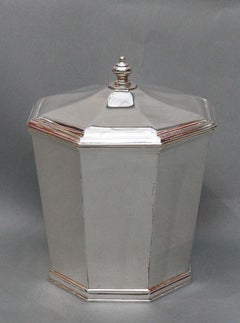 Caviar Cooler In Solid Silver 20th Century Northern Italy