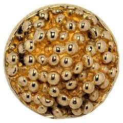 Caviar Drawer Handle - Handcrafted Polished Brass - PullCast