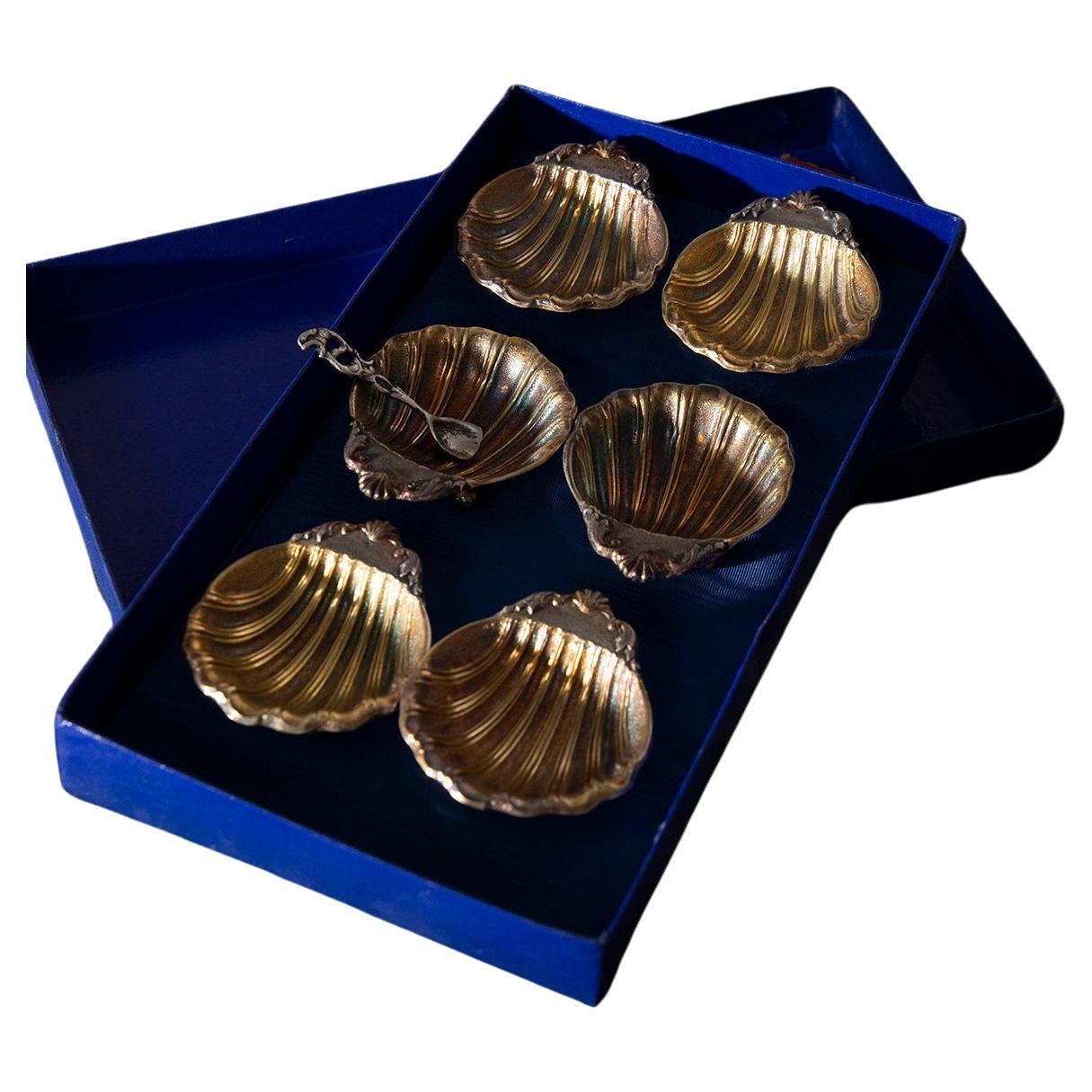 Porte-caviar en argent plaqué par E. Stefani en vente