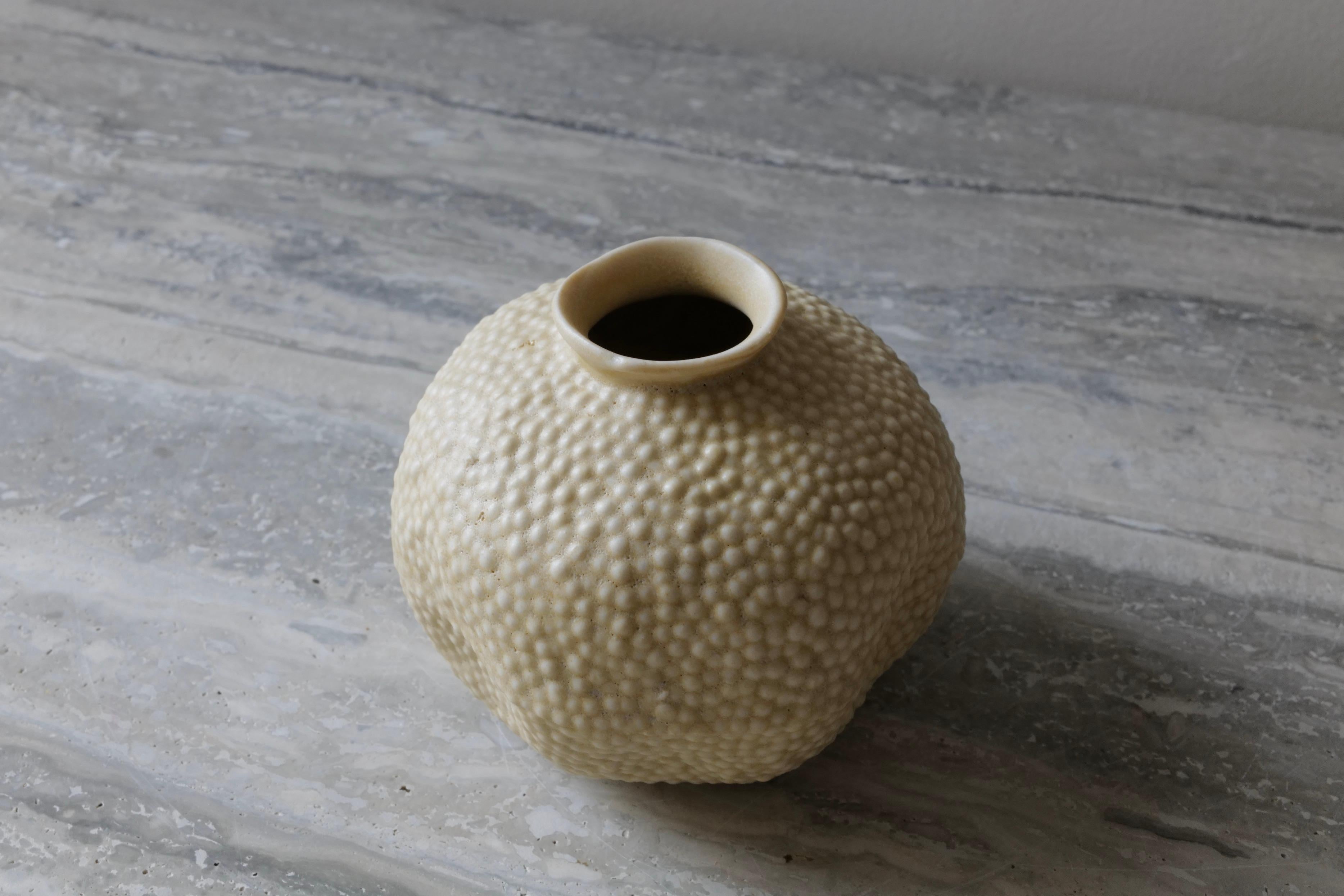 Caviar Porcelain Bud Vase by Lana Kova In New Condition In New York City, NY