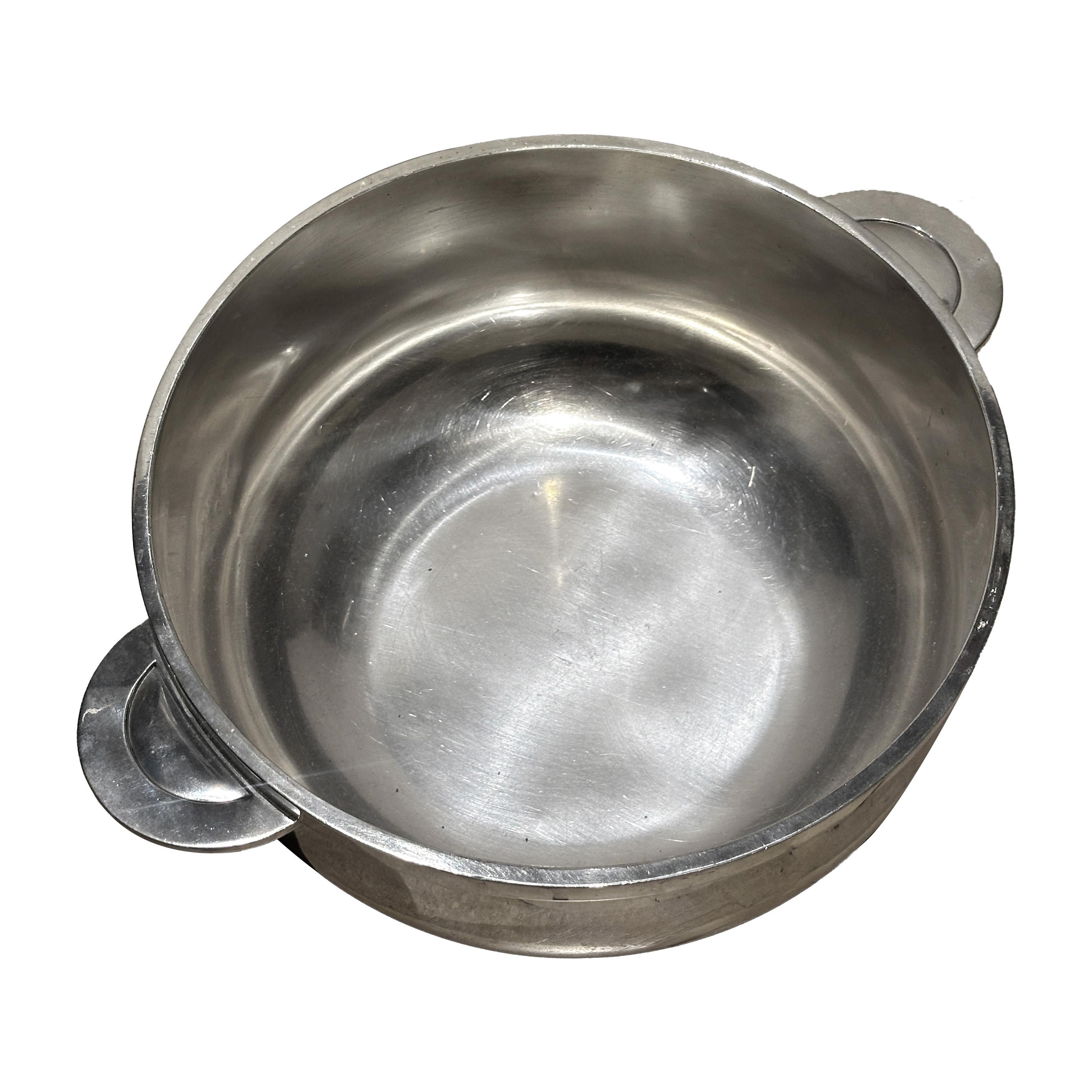 Caviar-Service, entworfen Luc Lanel, Normandie, versilbert (Art déco) im Angebot