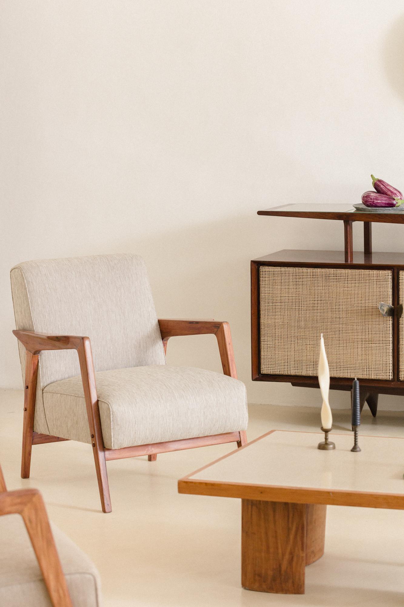 Pair of Armchairs from Hotel Nacional in Brasilia, c. 1960, Midcentury Brazilian For Sale 8
