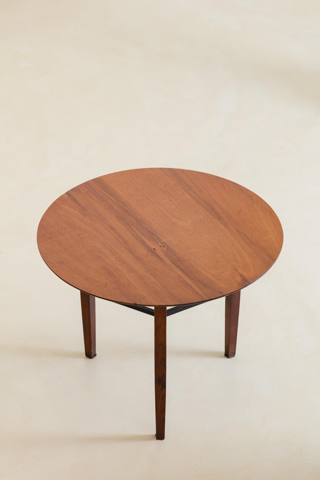 Mid-Century Modern Caviuna Side Table by Carlo Hauner and Martin Eisler, Brazilian Modern Design For Sale