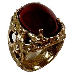 Cavo Granato Textured Ring in Bronze by Lo Studiolo Genève.