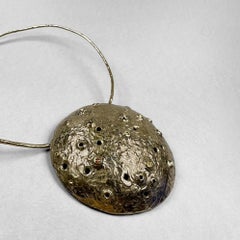Cavo Perforated Necklace with Diamonds in Bronze by Lo Studiolo Genève