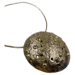 Collana Cavo Perforato con Diamanti in Bronzo di Lo Studiolo Genève