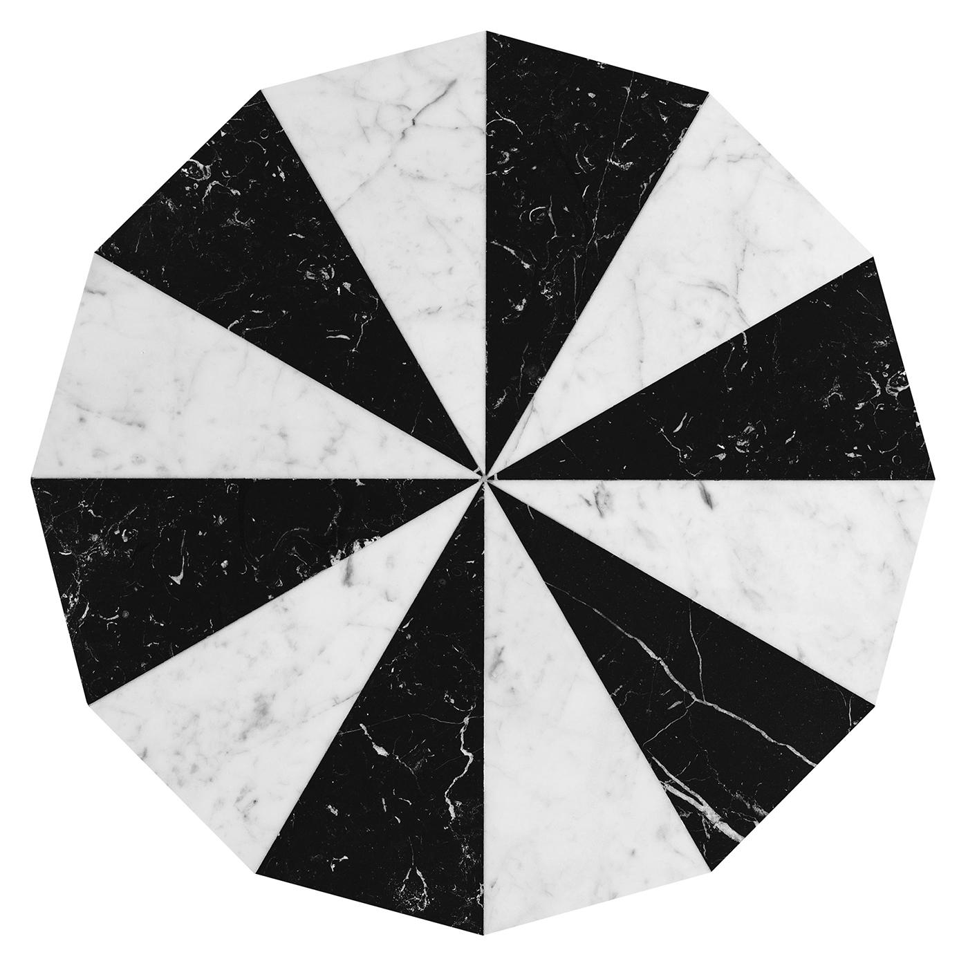 Modern Caxus Marble Stool by Federico Sigali
