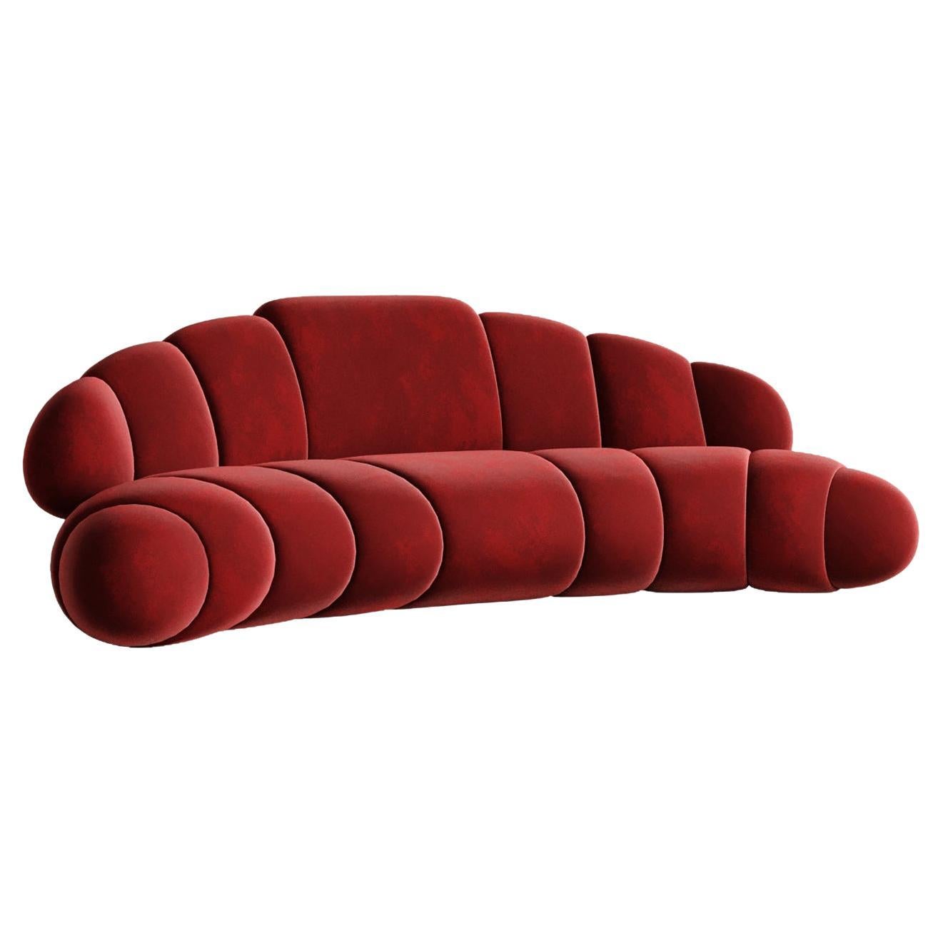 Cayenne Croissant Sofa by Plyus Design For Sale