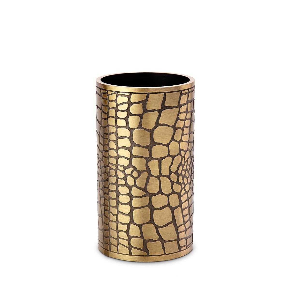 Contemporary Cayman Brass Vase