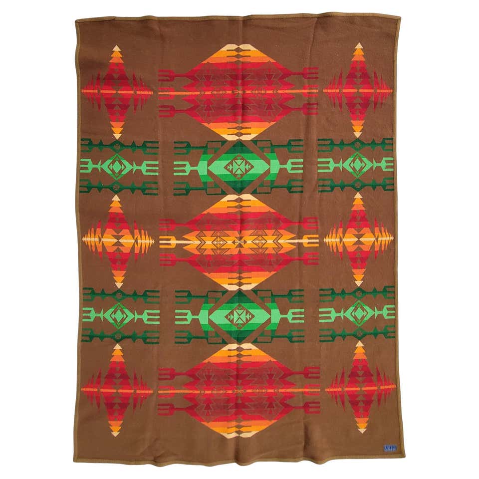 Pendleton Shriner's Wool Trade Blanket For Sale at 1stDibs