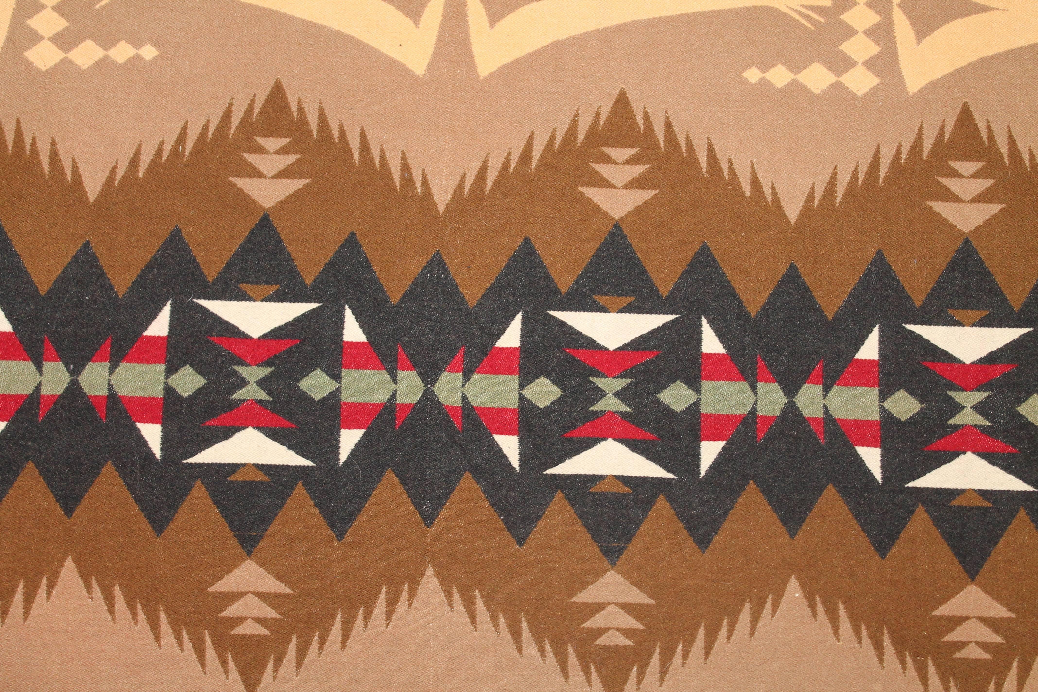 Wool Cayuse Tee Pee Pendleton Indian Blanket