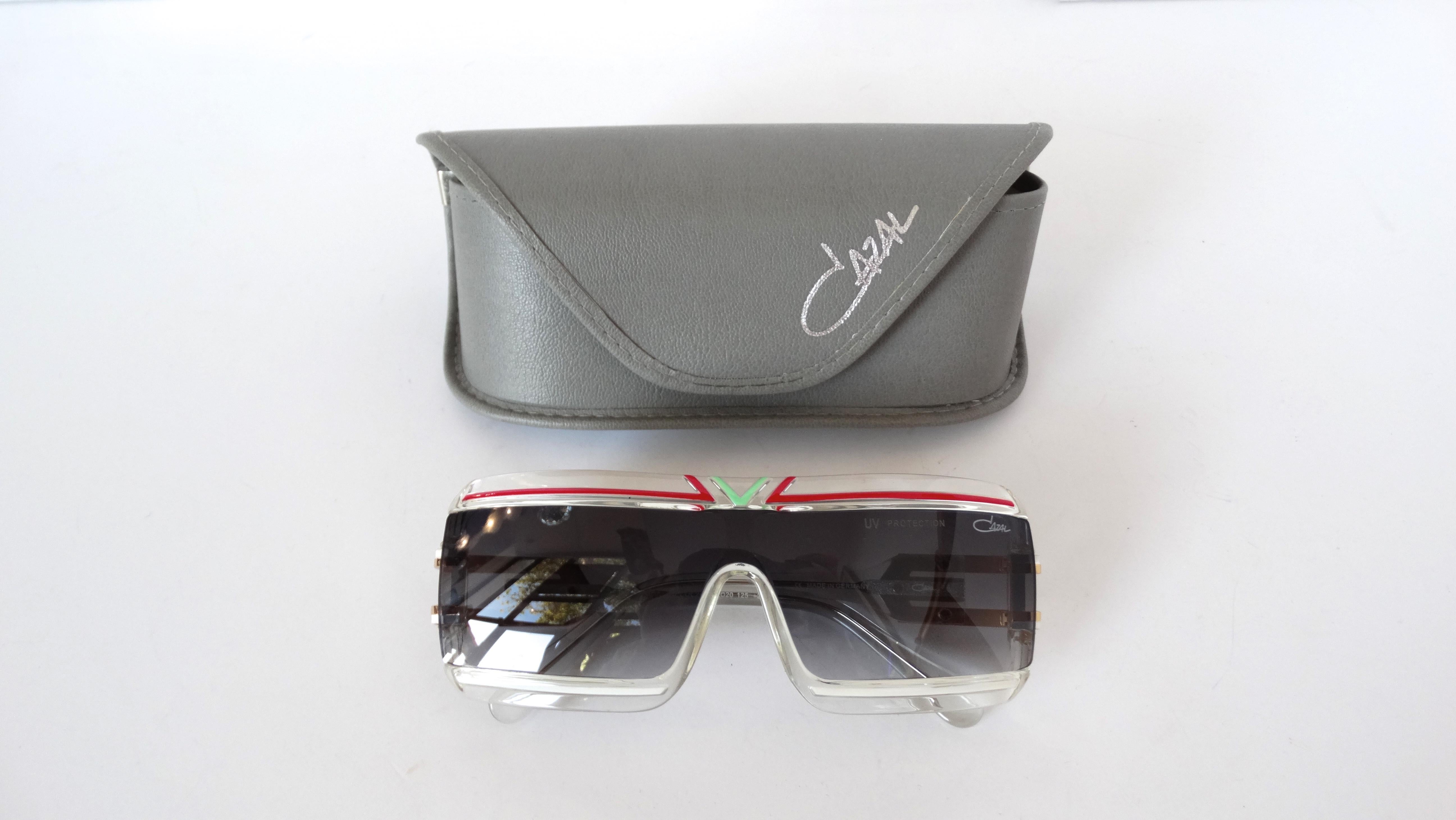 Cazal 1980s Shield Sunglasses  1
