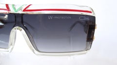 Cazal 1980s Shield Sunglasses