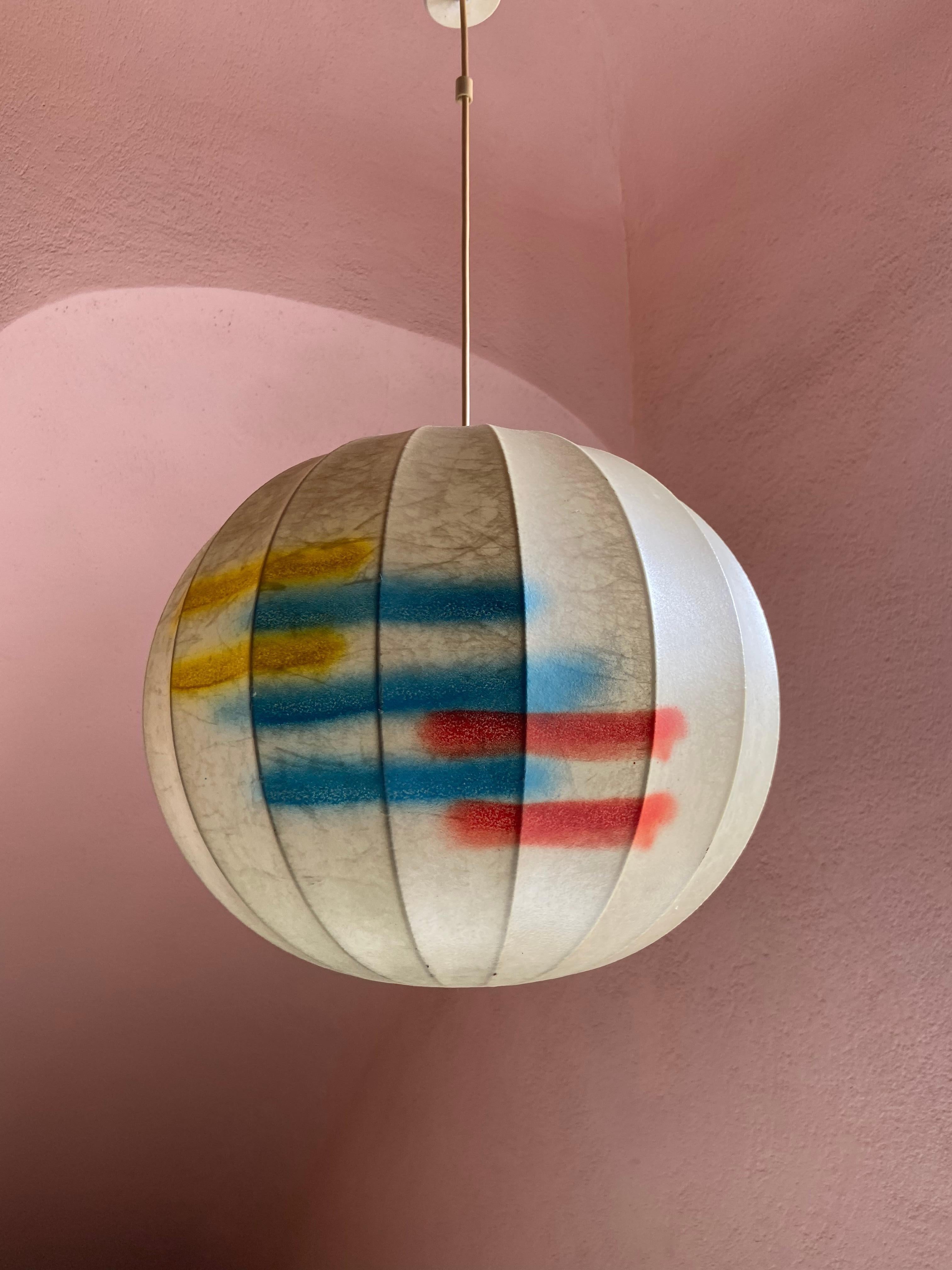 Cazal Creation Cocoon Balloon - Lampada a sospensione ispirata a Castiglioni per Flos in vendita 4