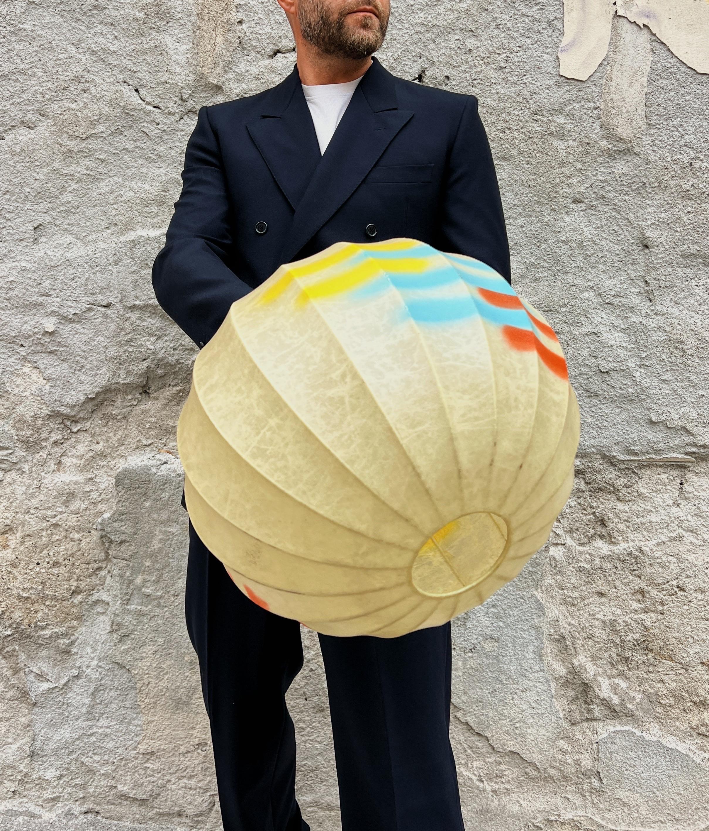 Cazal Creation Cocoon Balloon - Lampada a sospensione ispirata a Castiglioni per Flos in vendita 5