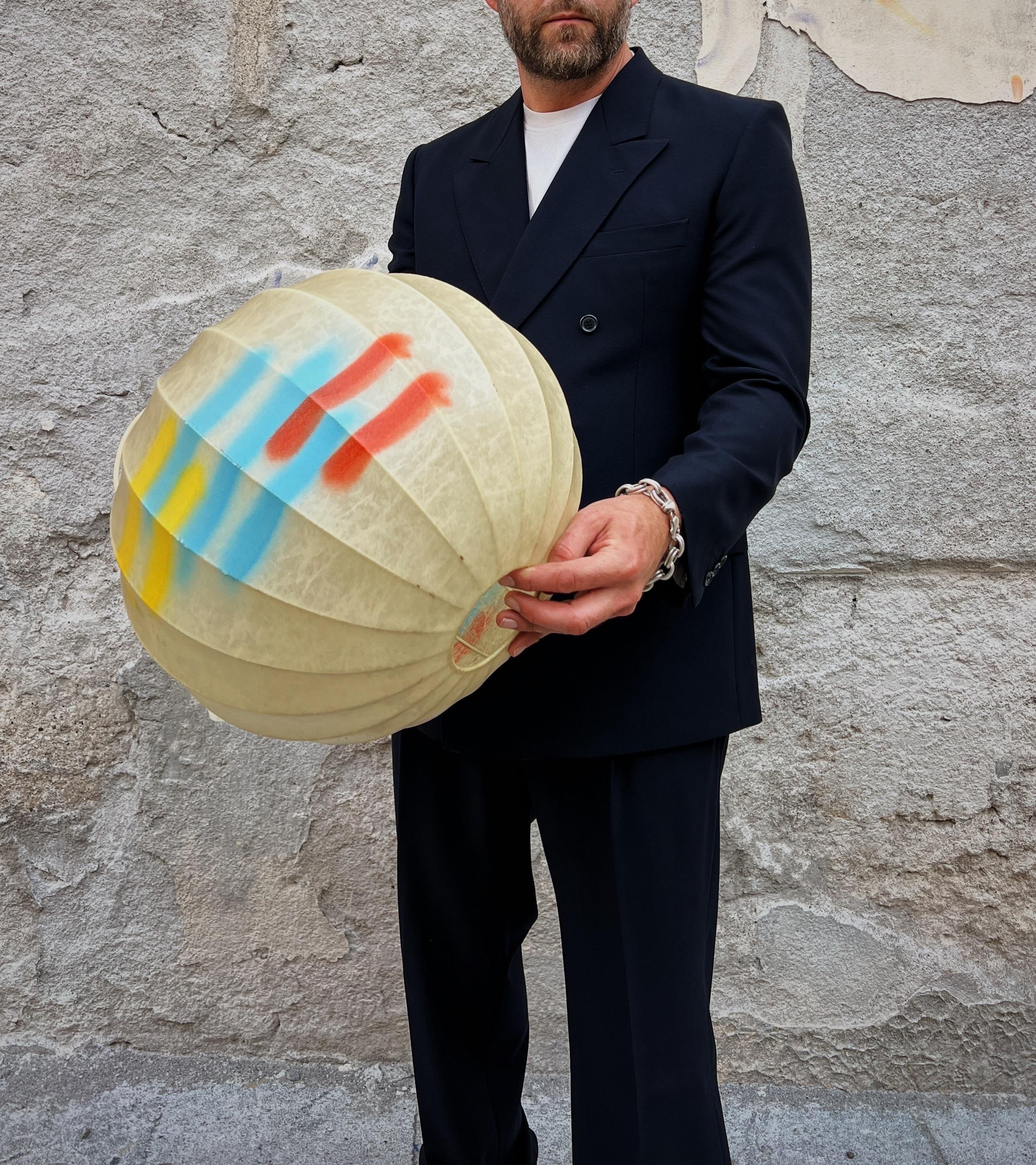 Italiano Cazal Creation Cocoon Balloon - Lampada a sospensione ispirata a Castiglioni per Flos in vendita